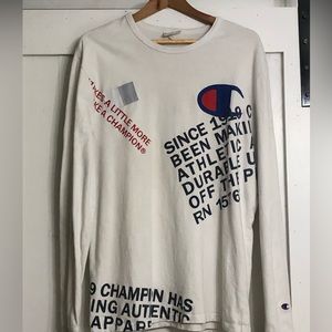 Champion long sleeve shirt/sweatshirt adult XL